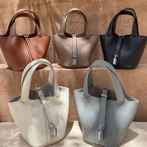 hermes bucket bag 2018|Hermes picotin size chart.